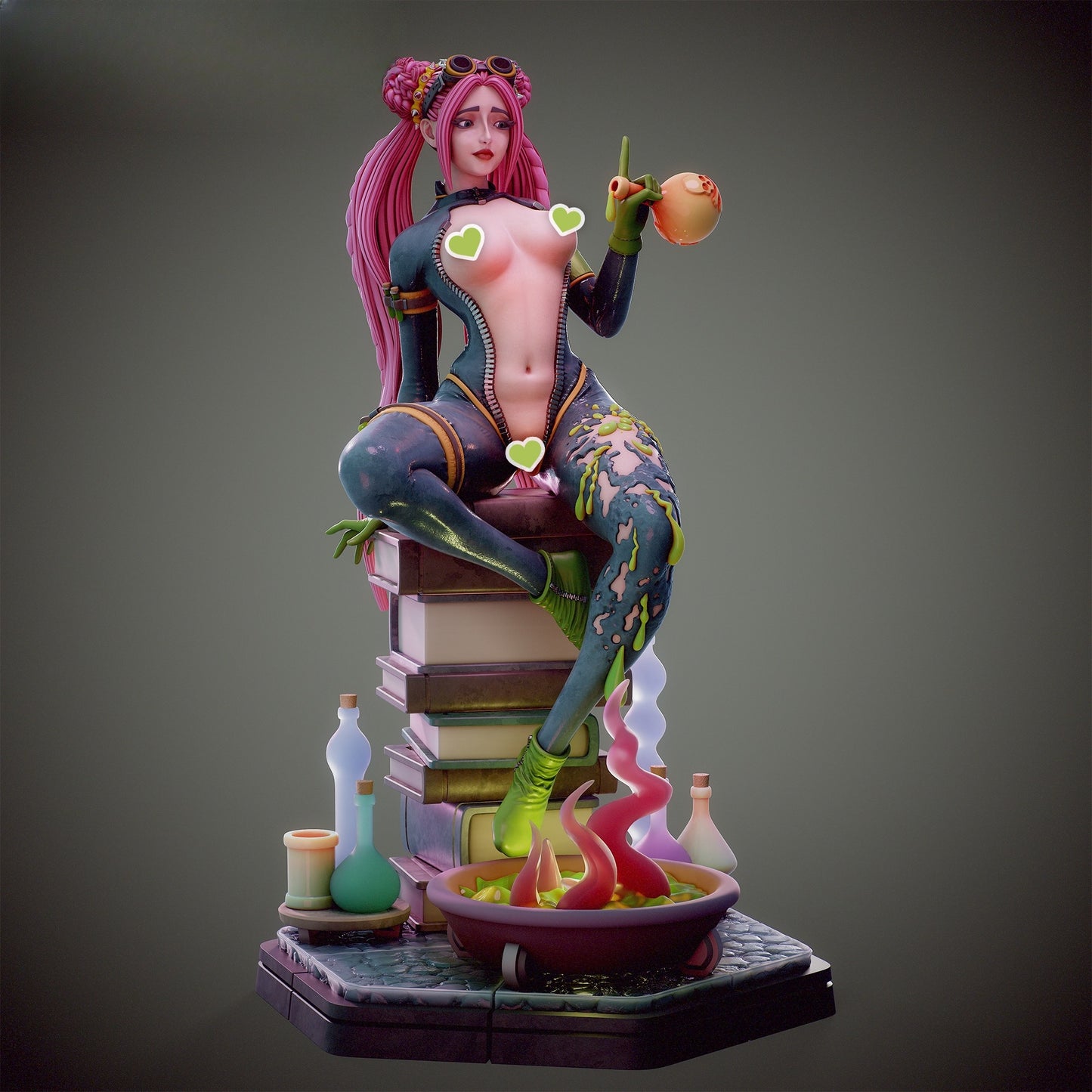 1608 Sophie_Lady Alchemist NSFW - STL 3D Print Files