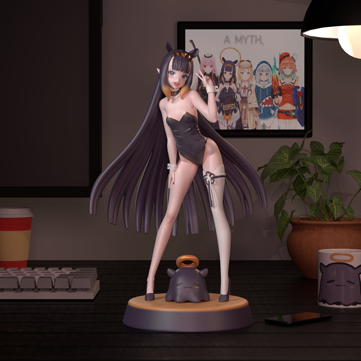 1843 VTuber Ninomae Ina'nis - STL 3D Print Files