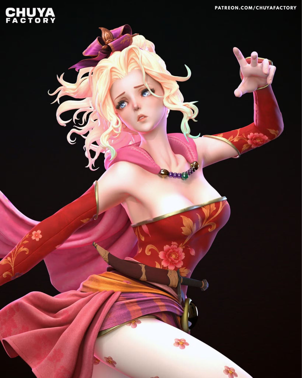 2145 Terra Branford_Final Fantasy VI - STL 3D Print Files