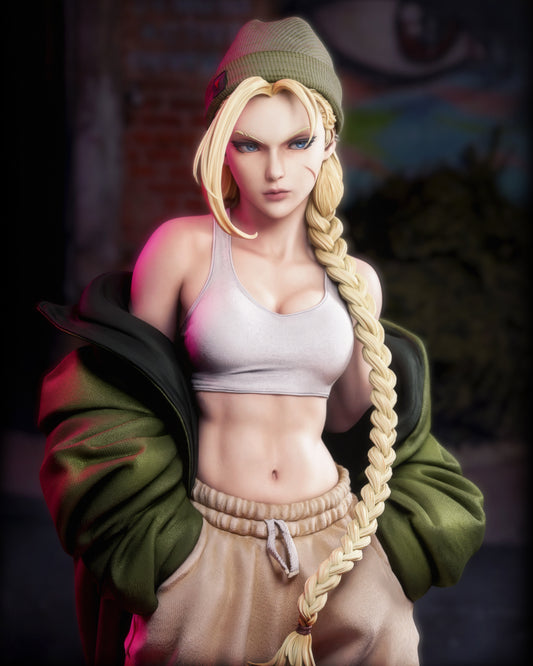 1426 StreetWear Cammy_Street Fighter - STL 3D Print Files