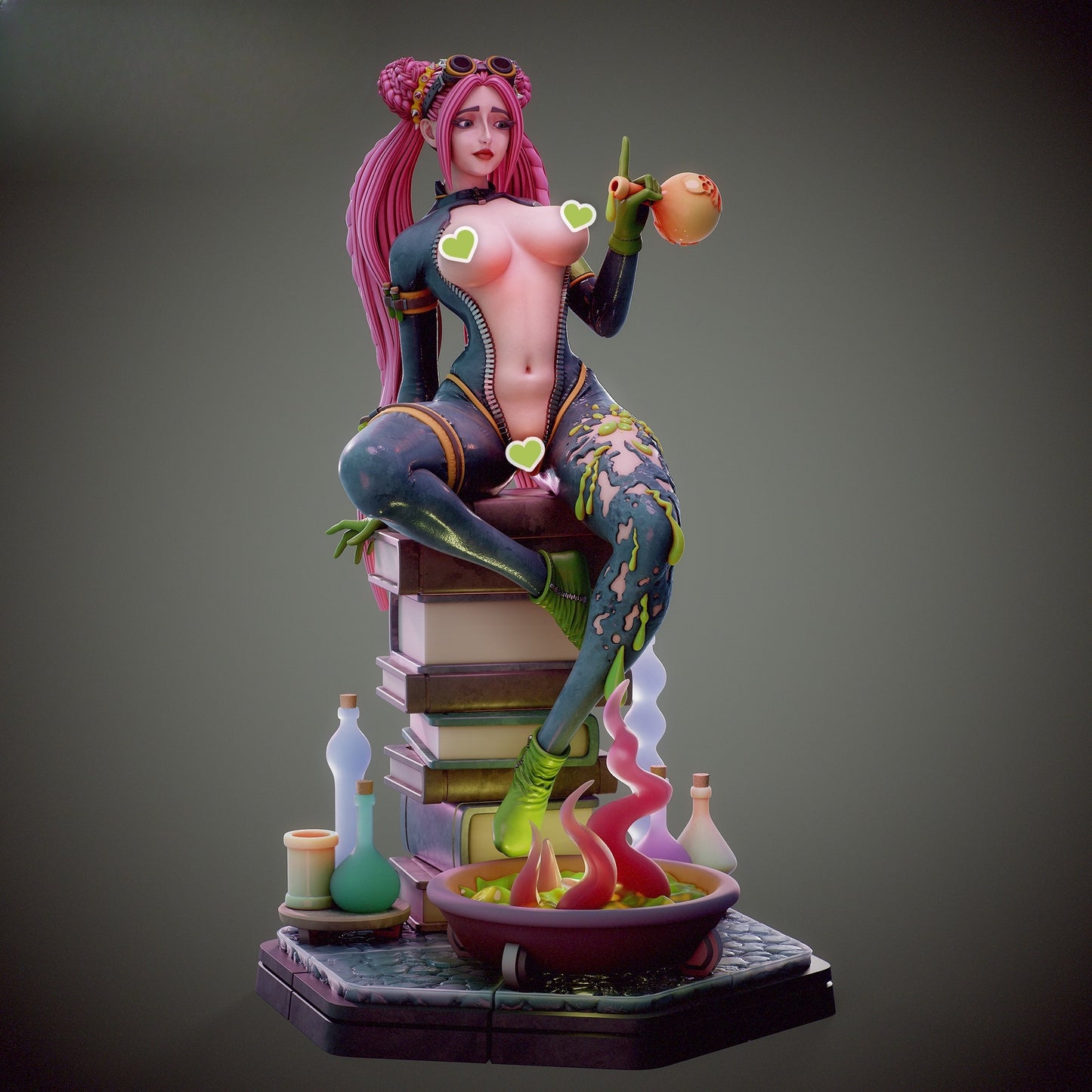 1608 Sophie_Lady Alchemist NSFW - STL 3D Print Files