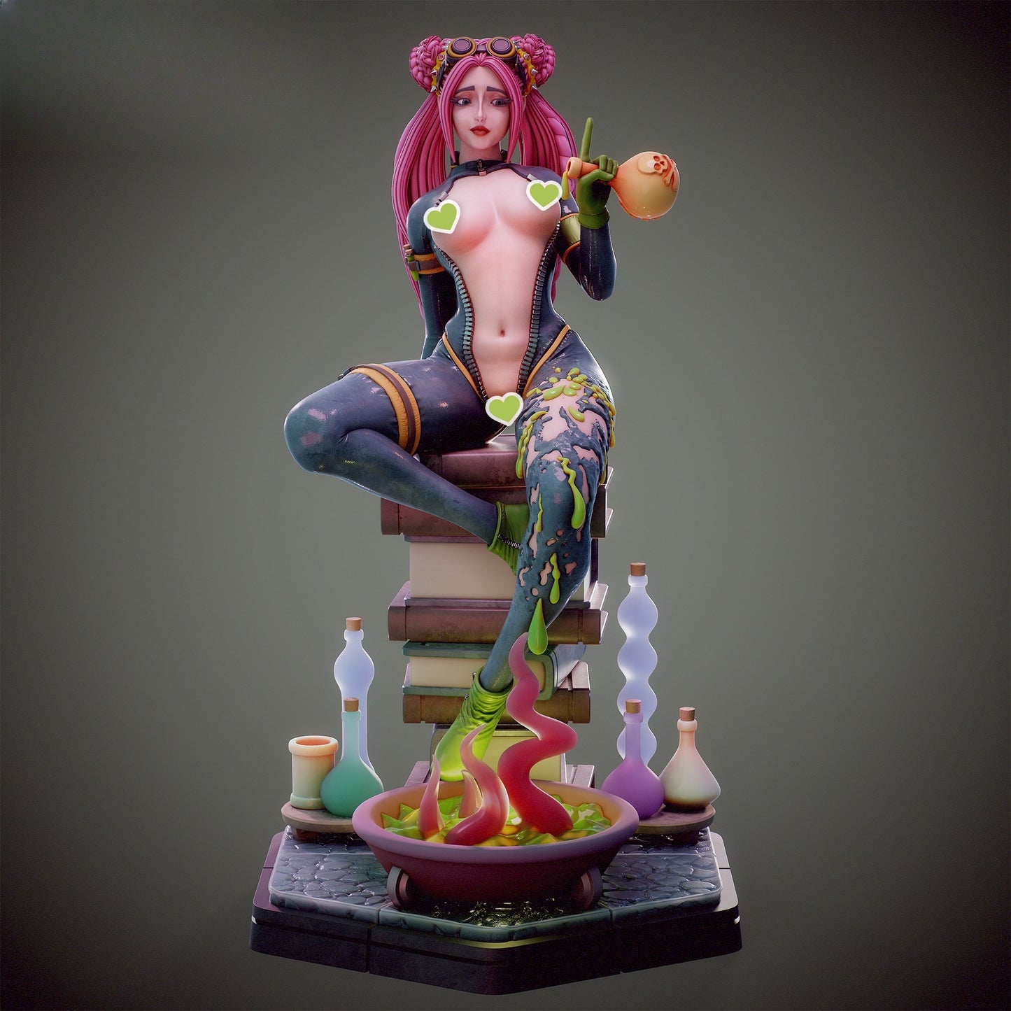 1608 Sophie_Lady Alchemist NSFW - STL 3D Print Files