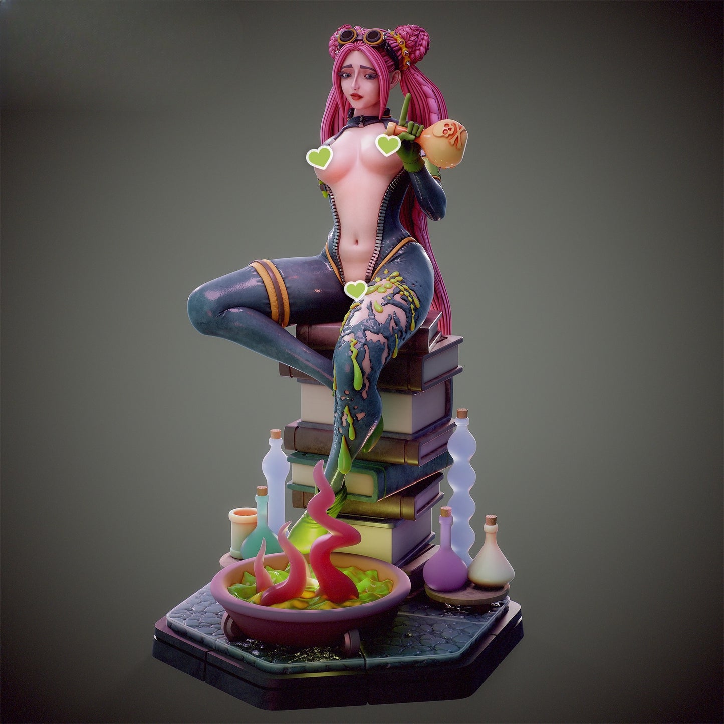 1608 Sophie_Lady Alchemist NSFW - STL 3D Print Files