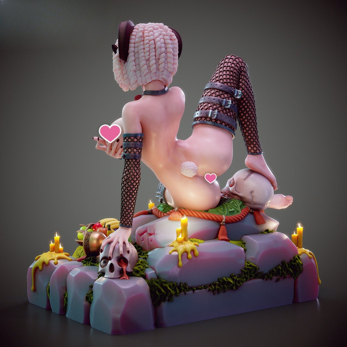 1609 Vanilla_Horned Temptress NSFW - STL 3D Print Files