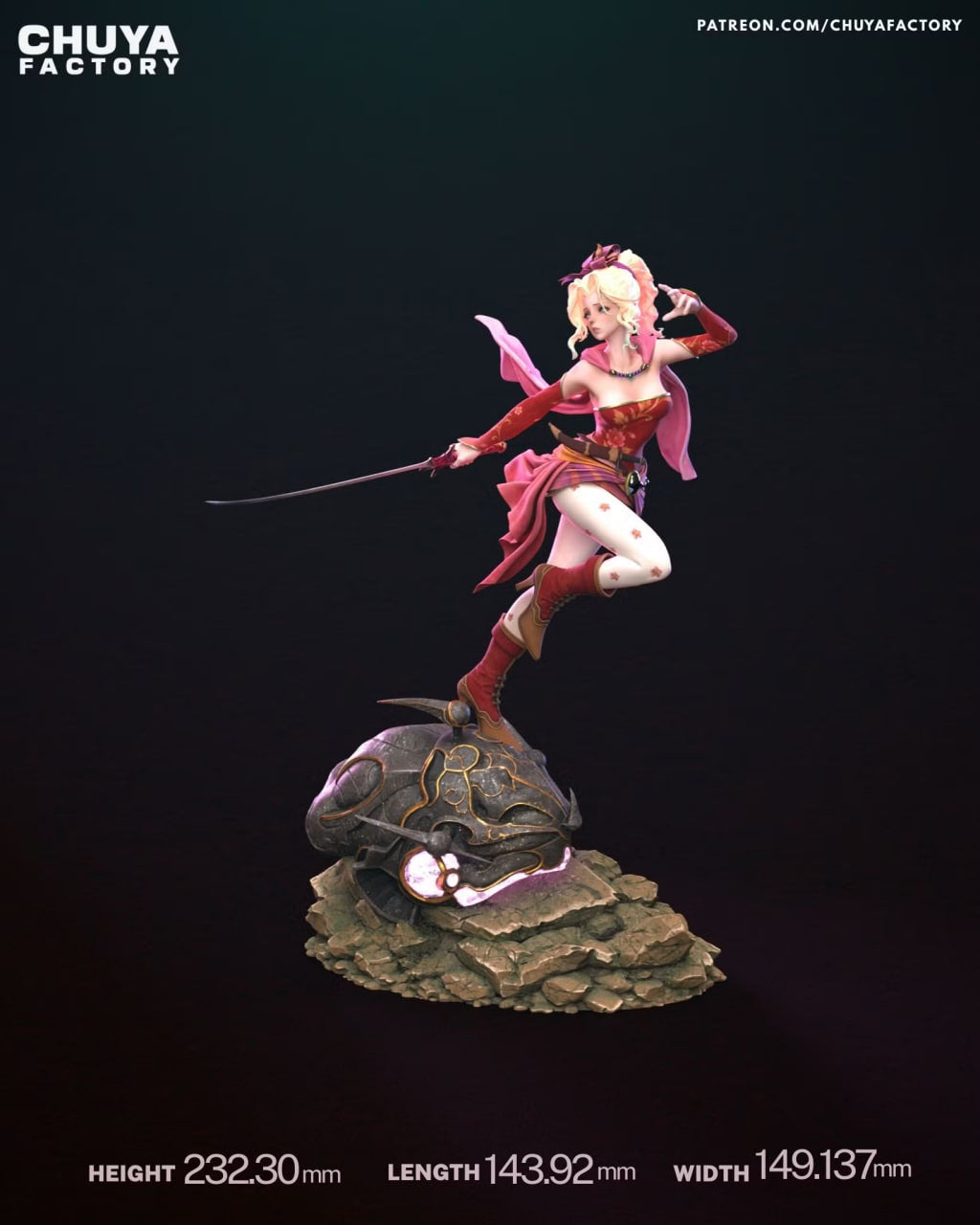 2145 Terra Branford_Final Fantasy VI - STL 3D Print Files