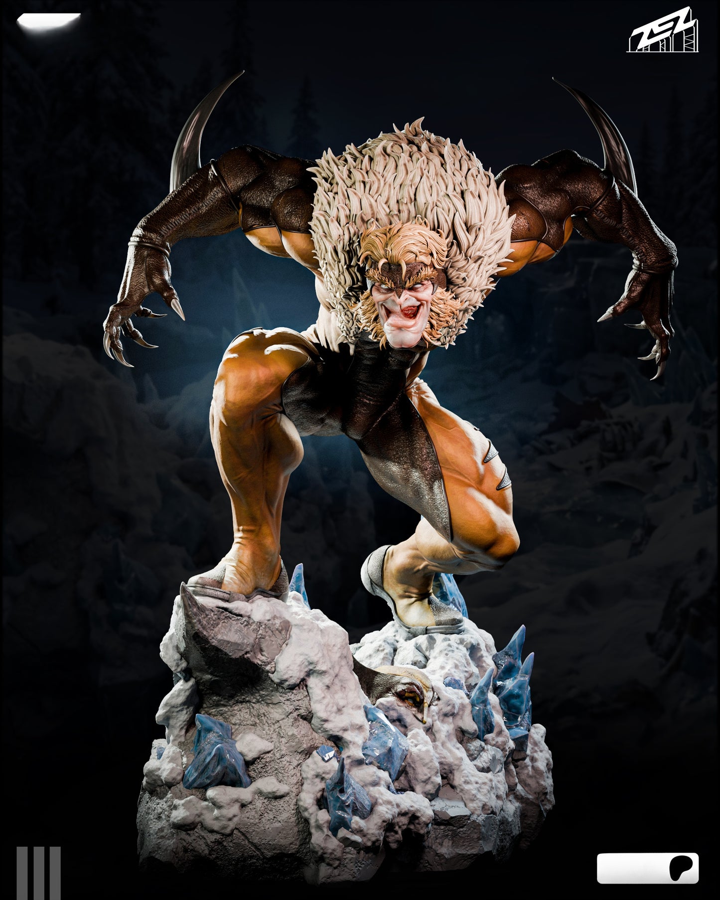 1407 Sabretooth_ Marvel Comics - STL 3D Print Files