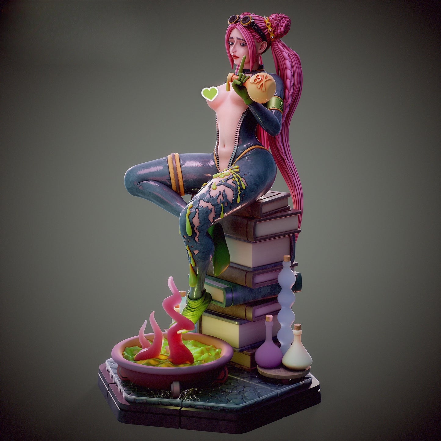 1608 Sophie_Lady Alchemist NSFW - STL 3D Print Files