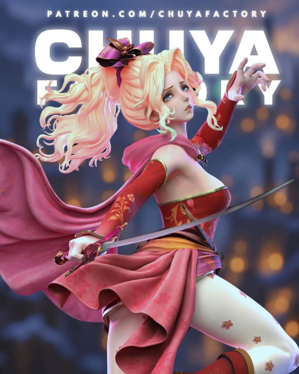 2145 Terra Branford_Final Fantasy VI - STL 3D Print Files