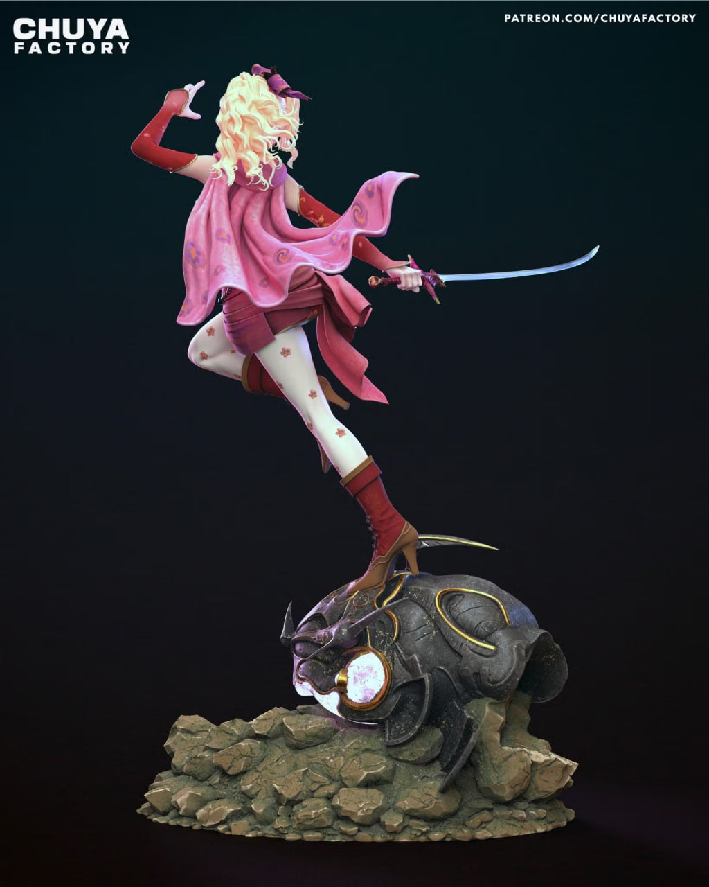 2145 Terra Branford_Final Fantasy VI - STL 3D Print Files
