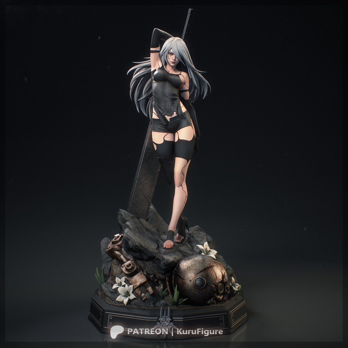 2123 A2_NieR Automata - STL 3D Print Files