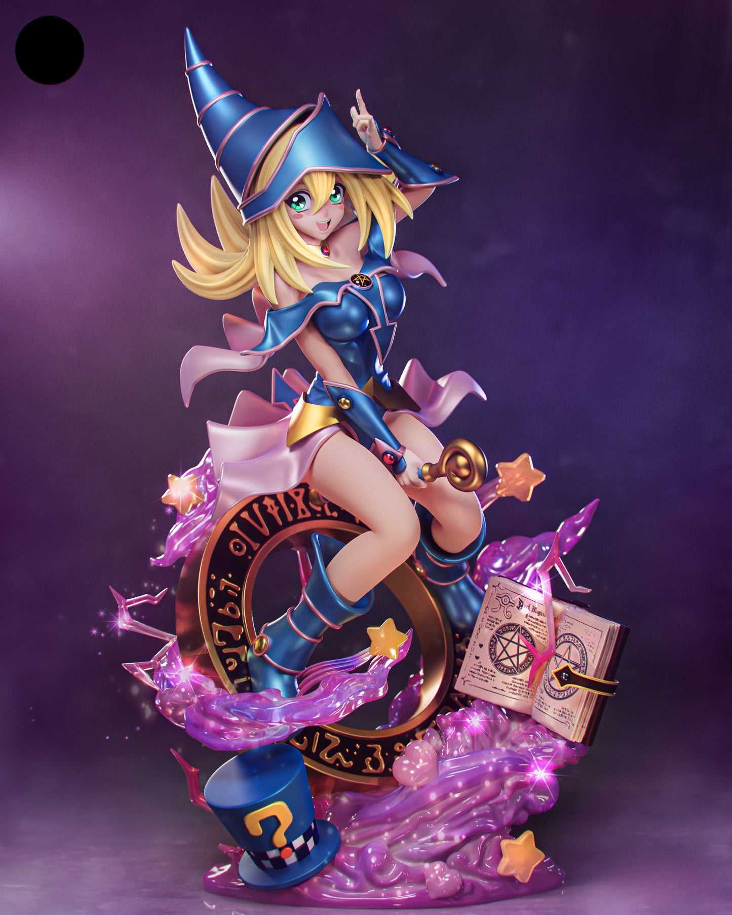 1141 Dark Magician Girl_YuGiOh - STL 3D Print Files