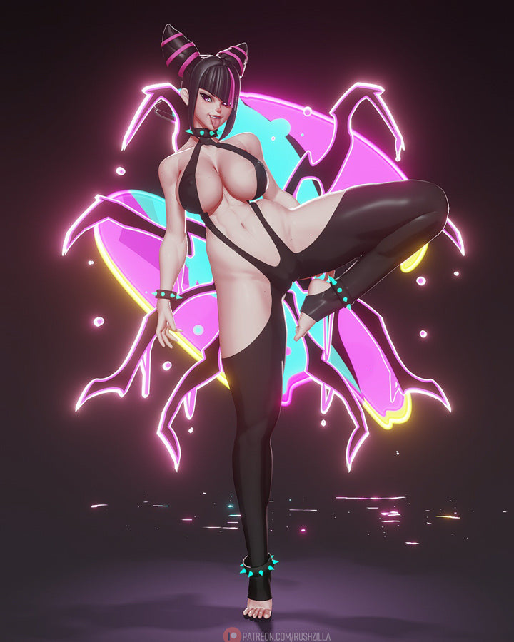 2144 Juri Han_Street Fighter - STL 3D Print Files