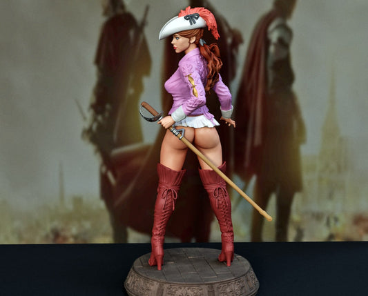 1484 Musketeer Woman NSFW - STL 3D Print Files