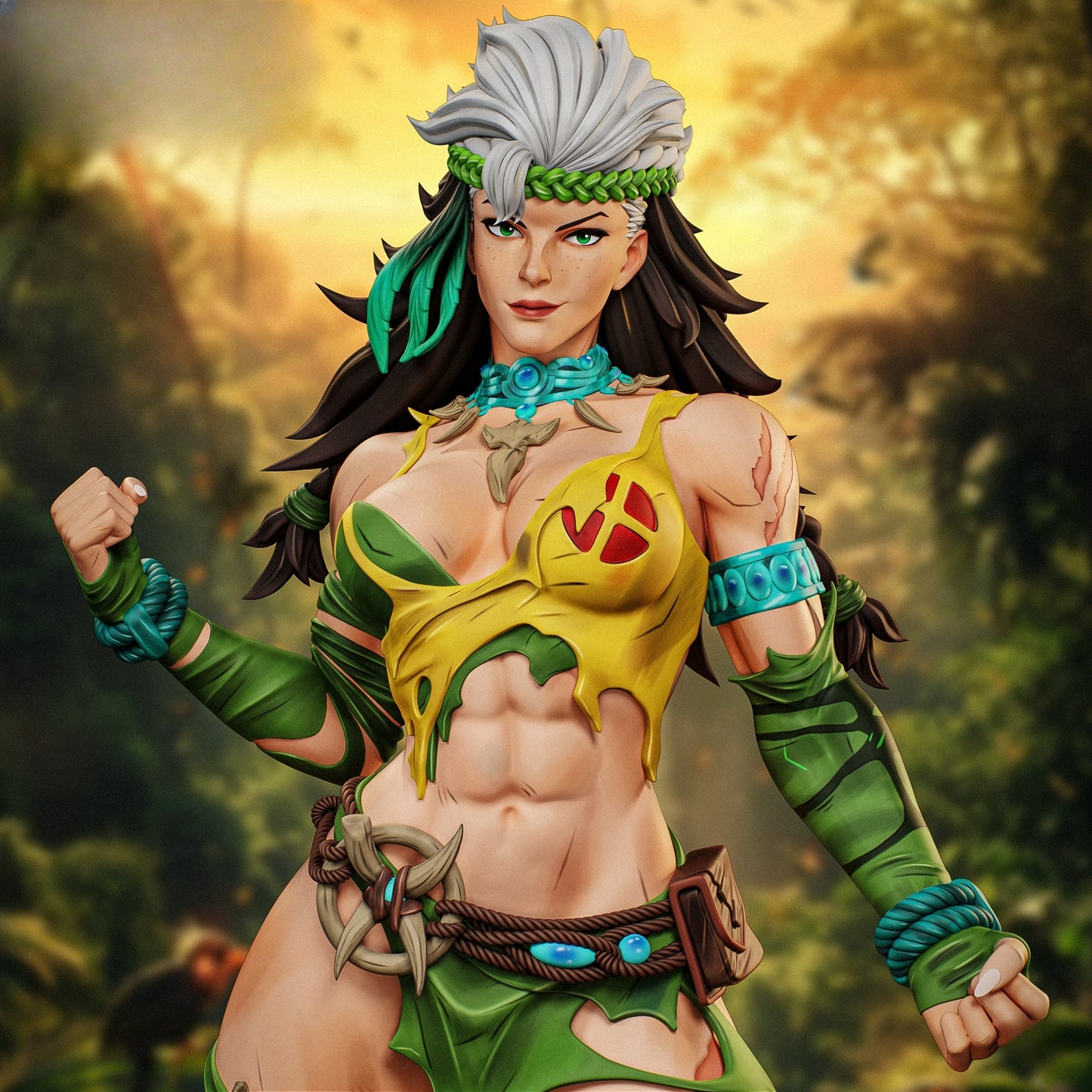 0536 Marvel Rogue - STL 3D Print Files