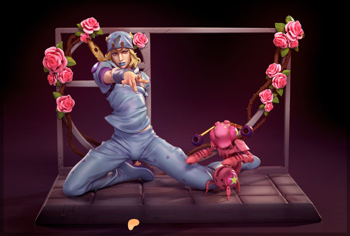 1743 Johnny Joestar_Steel Ball Run - STL 3D Print Files