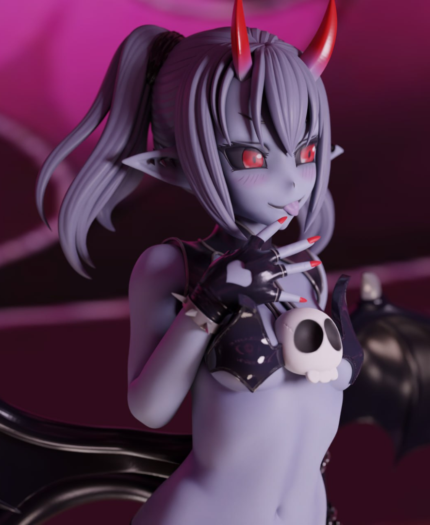 1445 Loli Devil Succubus NSFW - STL 3D Print Files