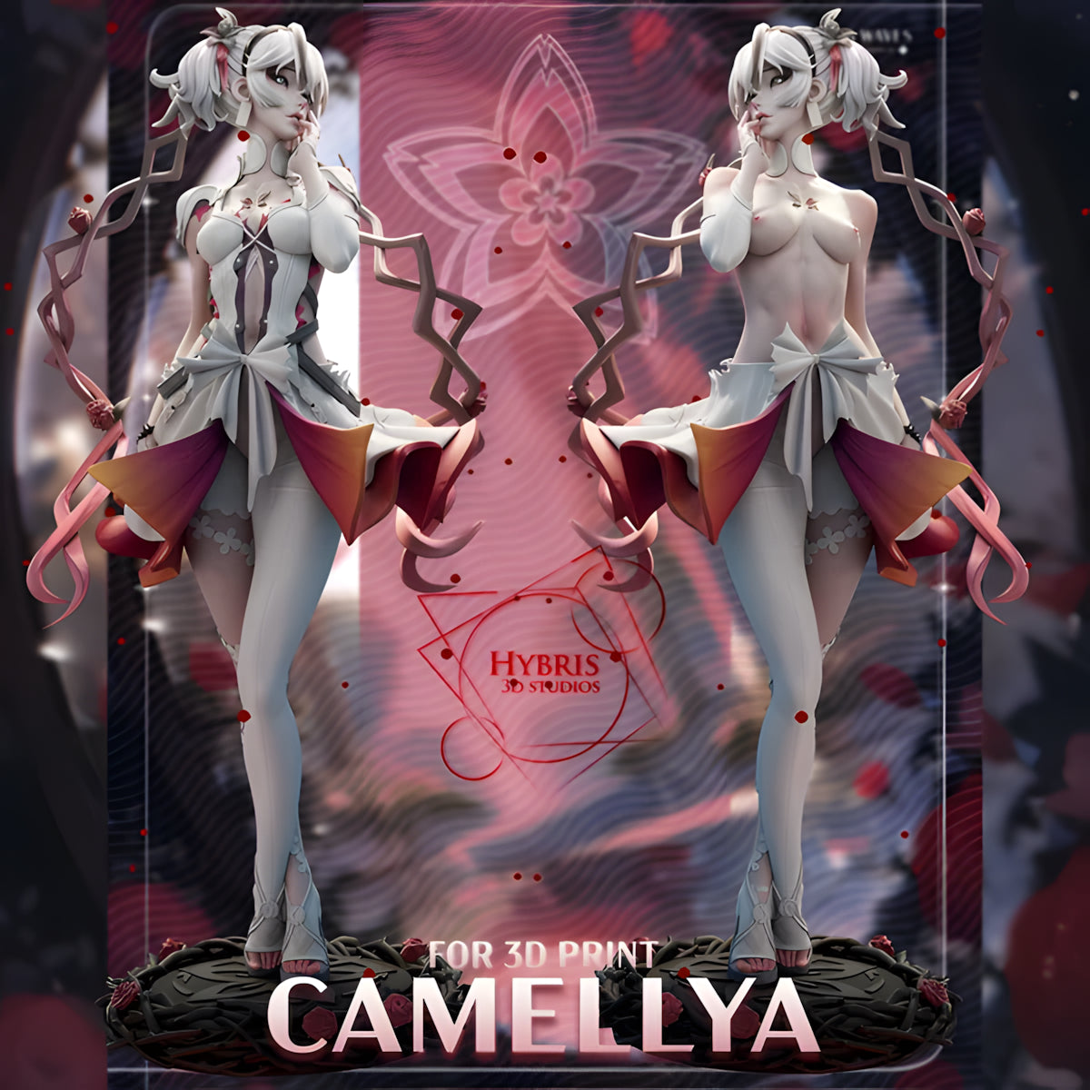 1934 Camellya_Wuthering Waves NSFW - STL 3D Print Files