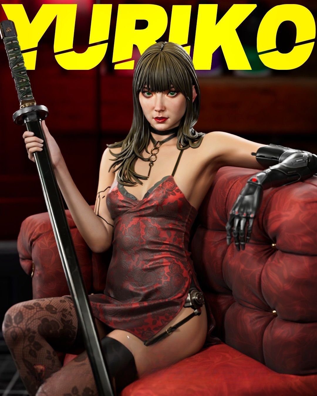 0357 Yuriko - STL 3D Print Files