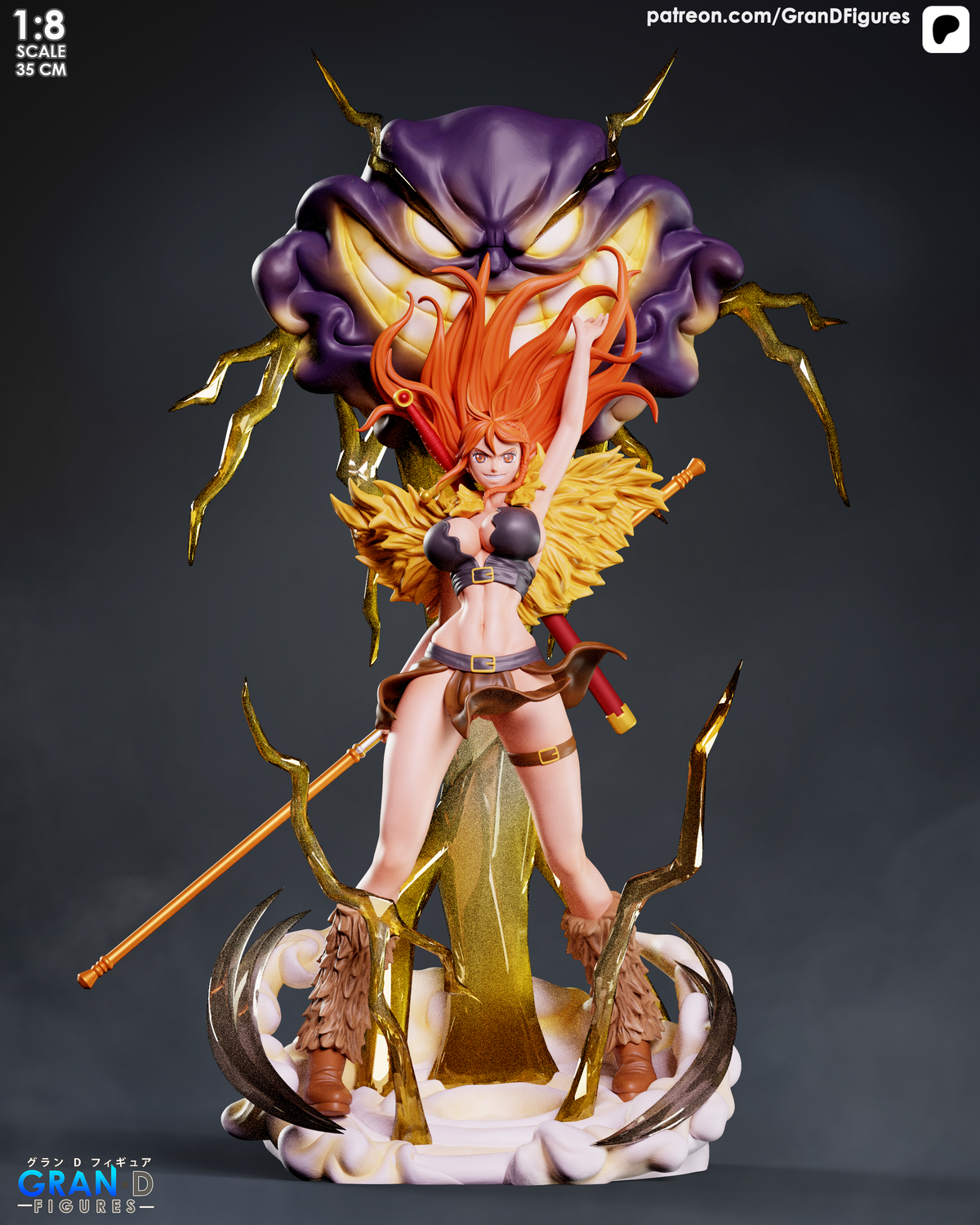 2101 Nami_One Piece - STL 3D Print Files