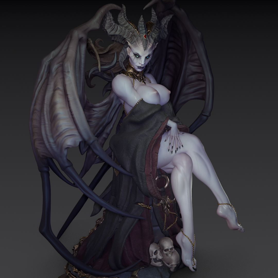 0908 Lilith NSFW - Diablo - STL 3D Print Files