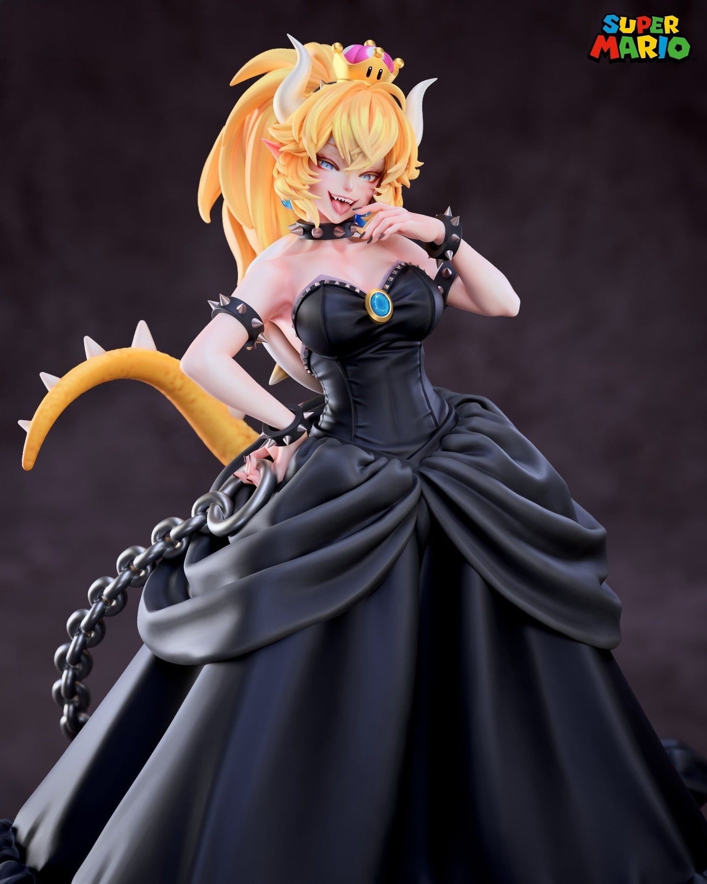 0120 Bowsette - Super Mario (1518) - STL 3D Print Files