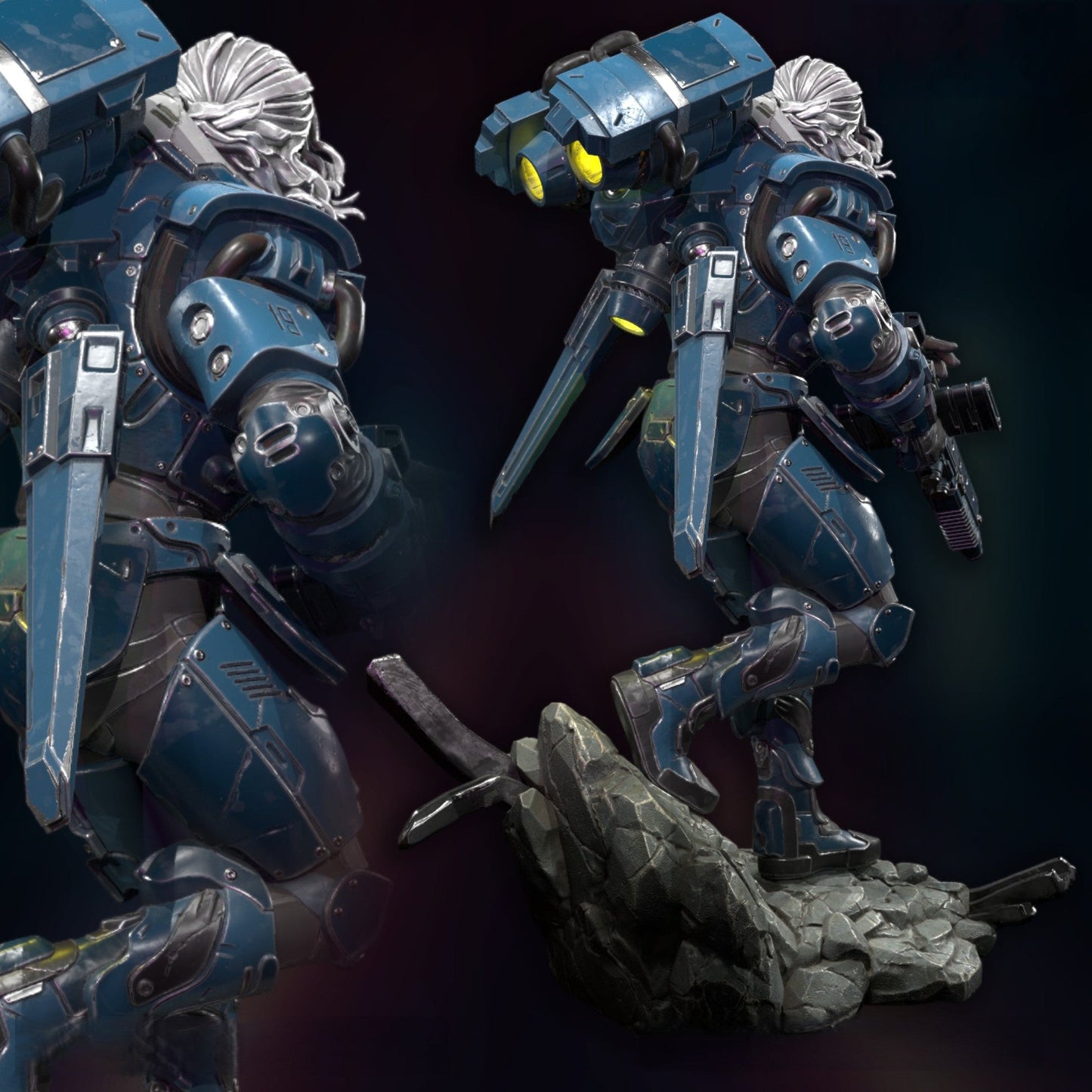 0677 Captain Aris - STL 3D Print Files