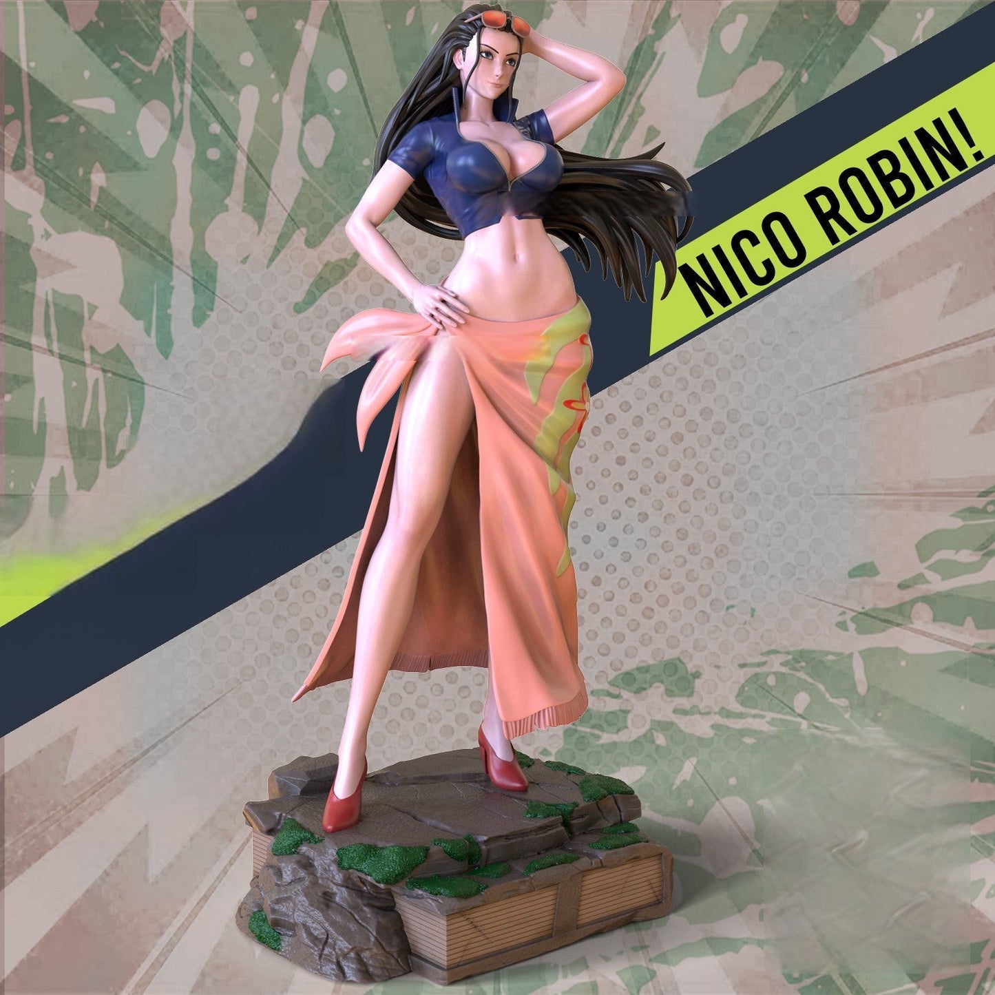 0435 Nico Robin NSFW - One Piece - STL 3D Print Files