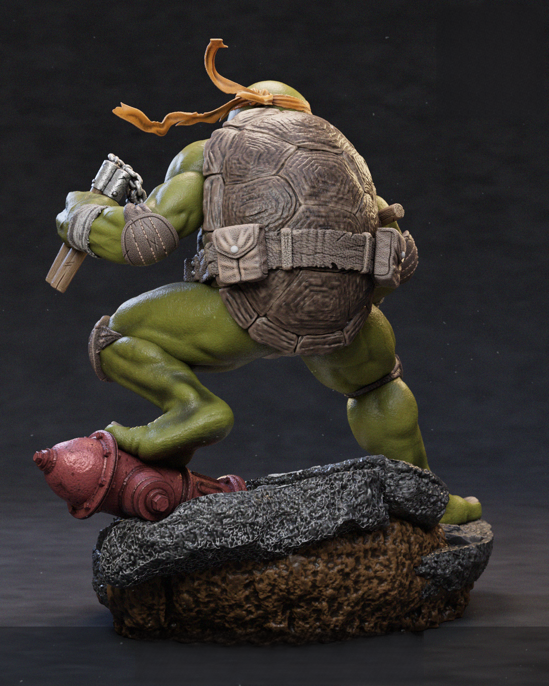 0478 Michelangelo - TMNT (1286) - STL 3D Print Files