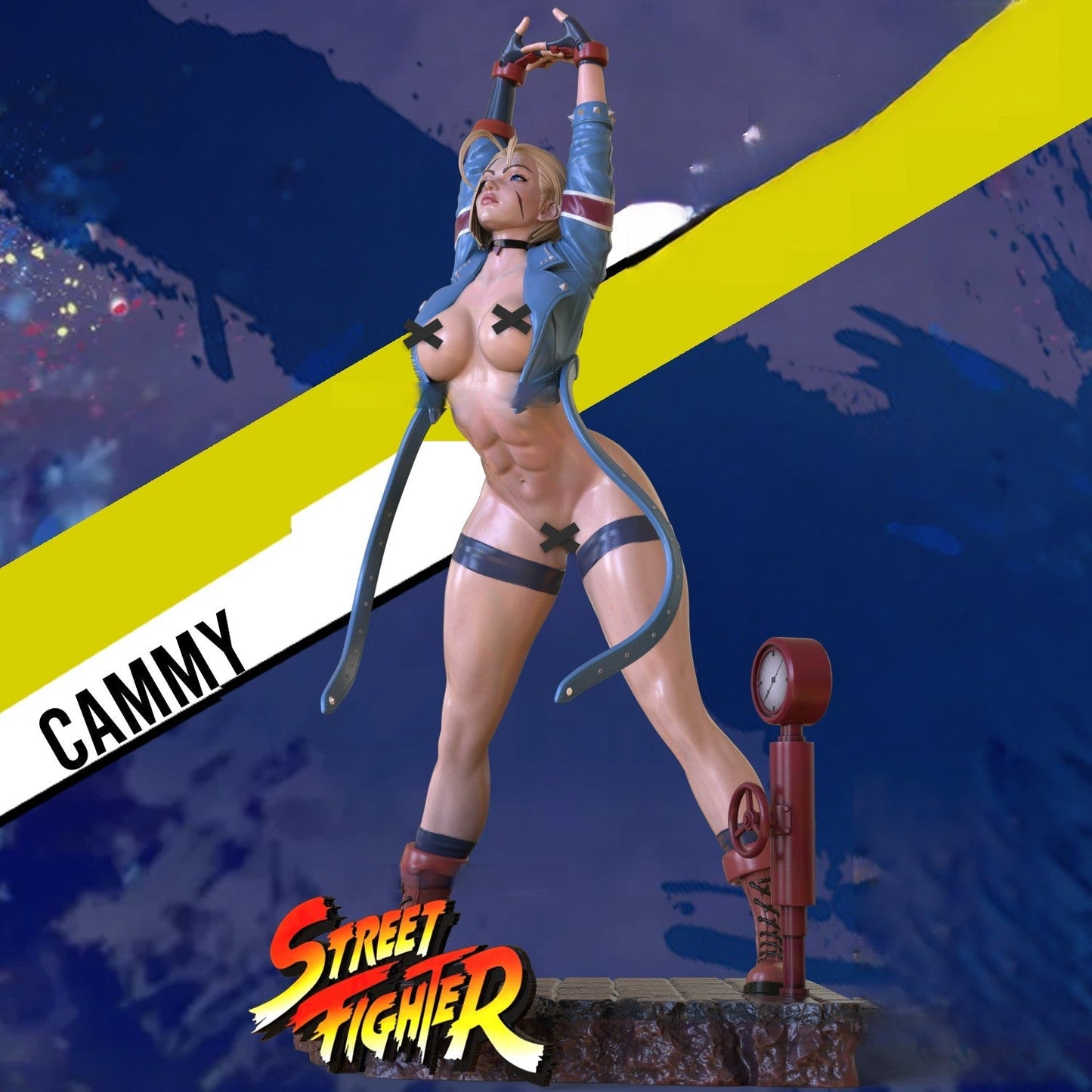 0493 Cammy NSFW - Street Fighter (1351) - STL 3D Print Files