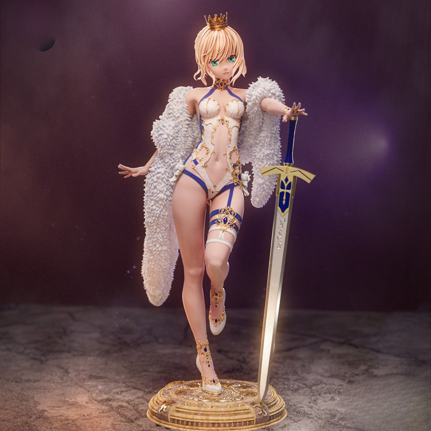 1436 Saber_ FateGrand Order - STL 3D Print Files