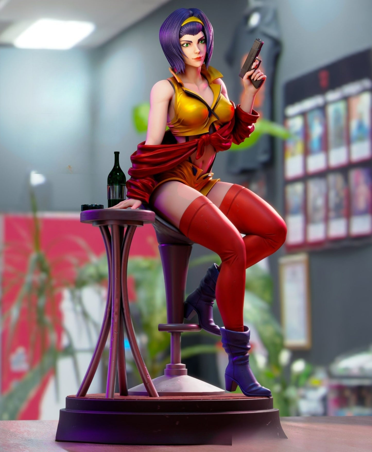 0927 Faye Valentine NSFW - Cowboy Bebop (2903) - STL 3D Print Files