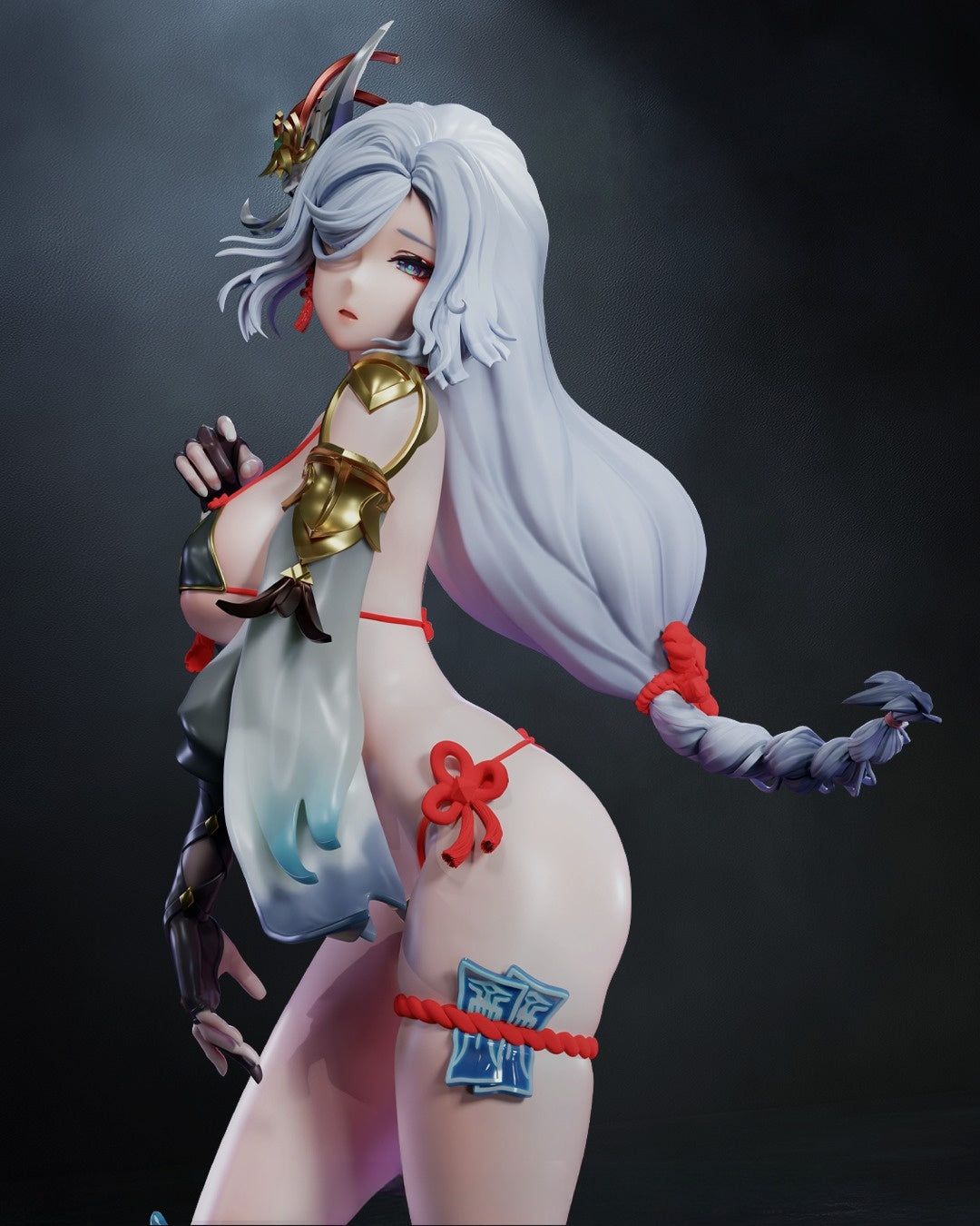 0907 Shenhe NSFW - Genshin Impact (4154) - STL 3D Print Files