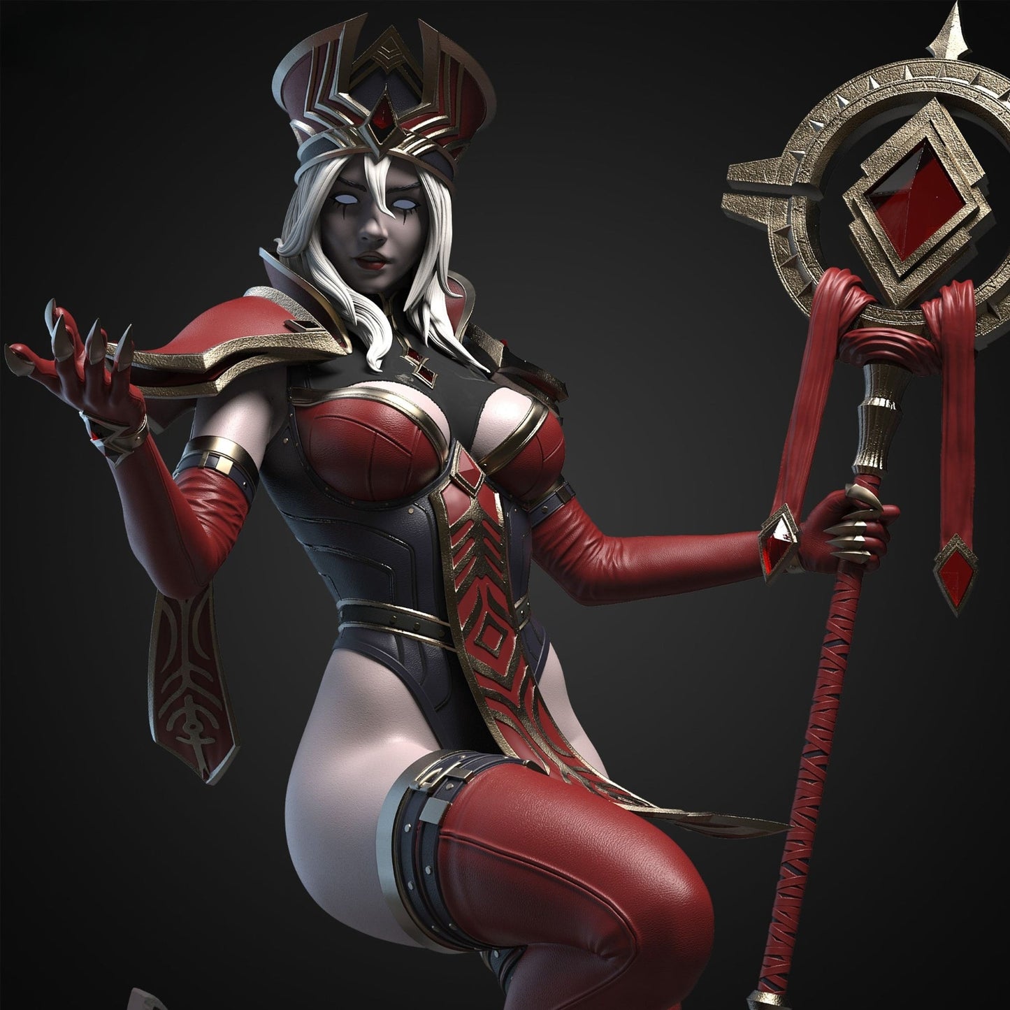 0641 Sally Whitemane NSFW - World of Warcraft (4238) - STL 3D Print Files