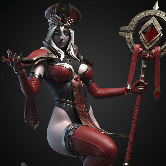 0641 Sally Whitemane NSFW - World of Warcraft (4238) - STL 3D Print Files