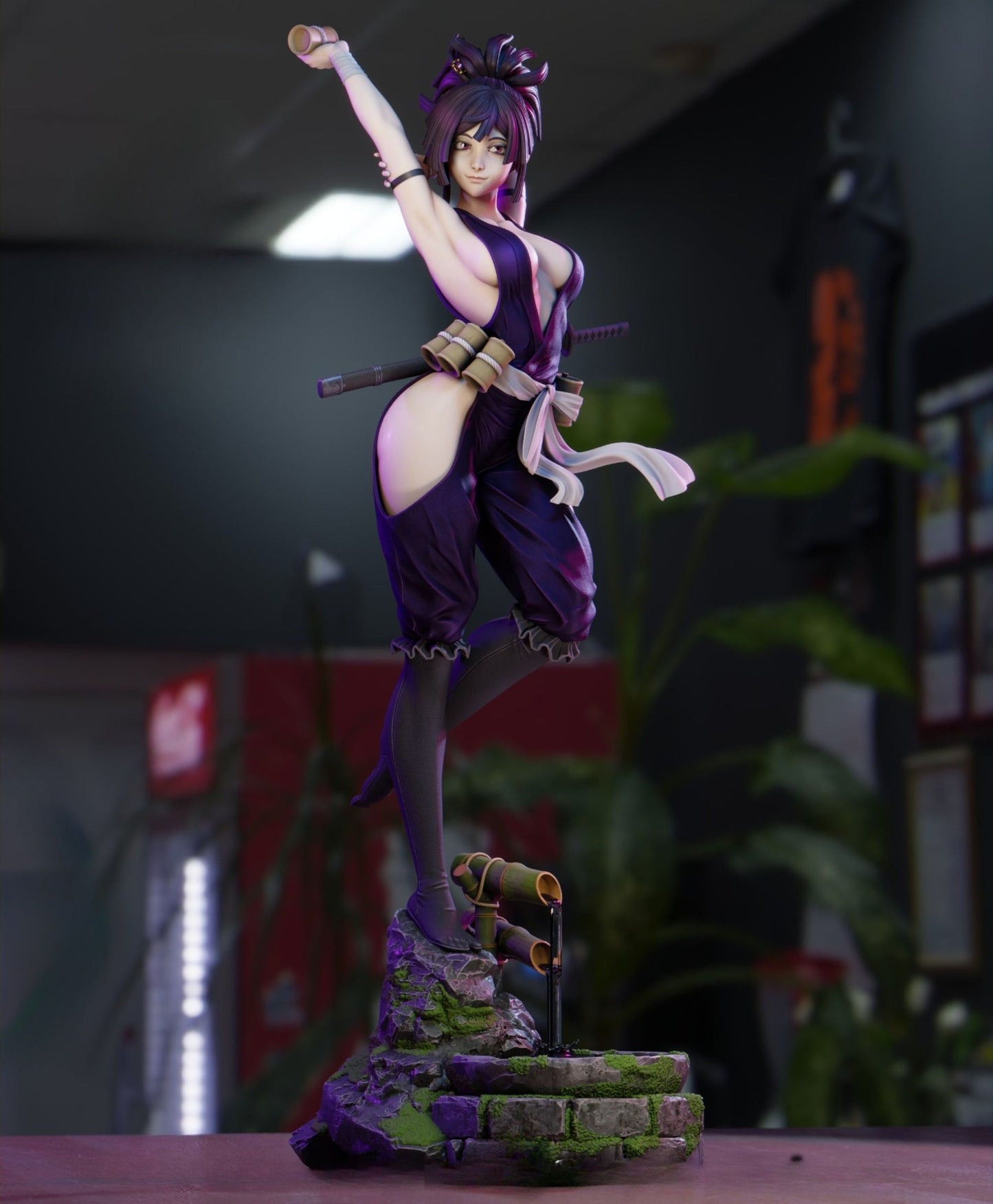 1084 Yuzuriha NSFW - Hell's Paradise (4253) - STL 3D Print Files