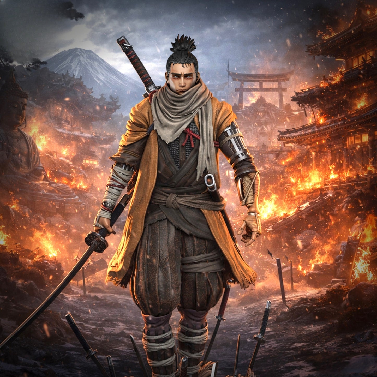 1014 Sekiro_Shadows Die Twice - STL 3D Print Files