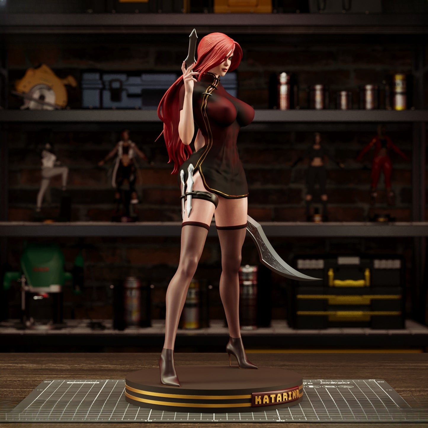 1030 Katarina_League of Legends - STL 3D Print Files