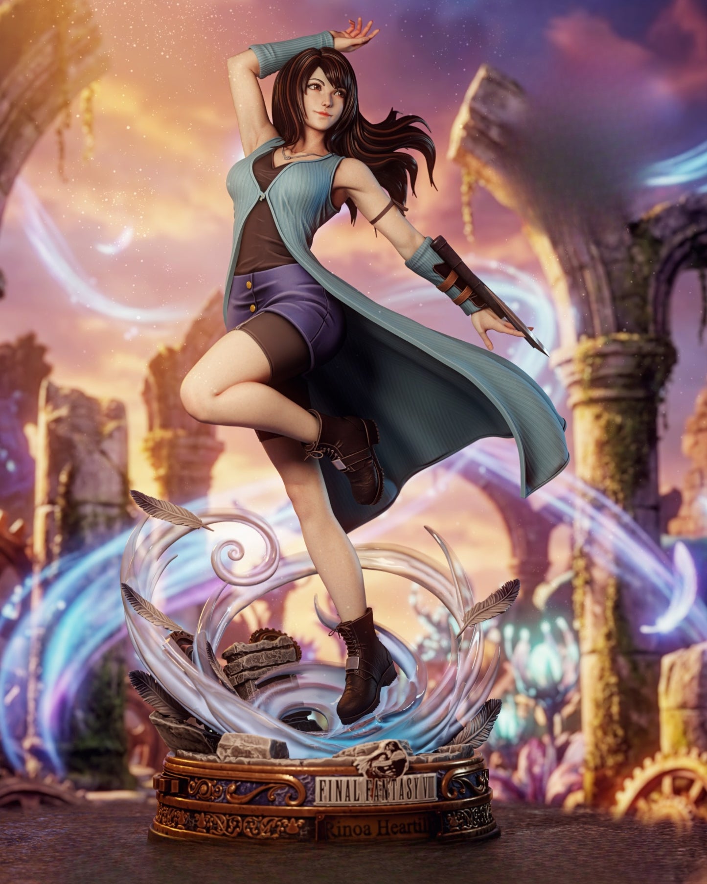 1350 Rinoa Heartilly_Final Fantasy - STL 3D Print Files