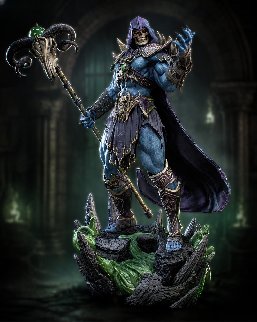 1369 Skeletor_Masters of the Universe - STL 3D Print Files