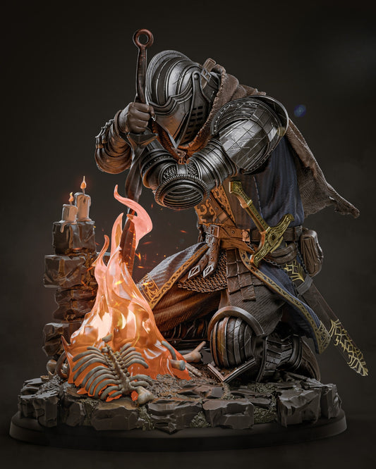 1543 Chosen Undead_Dark Souls - STL 3D Print Files