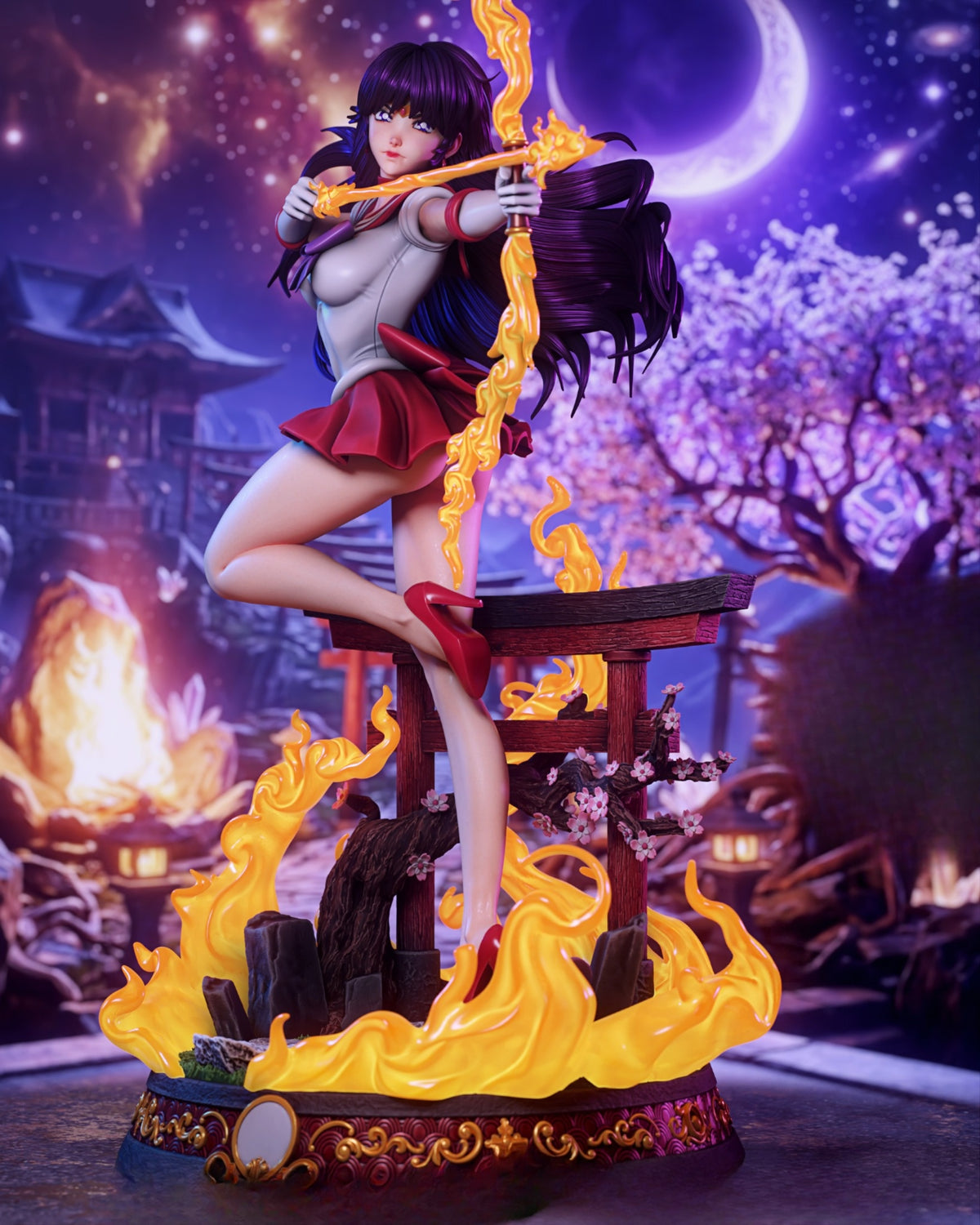 1565 Sailor Mars_Sailor Moon - STL 3D Print Files