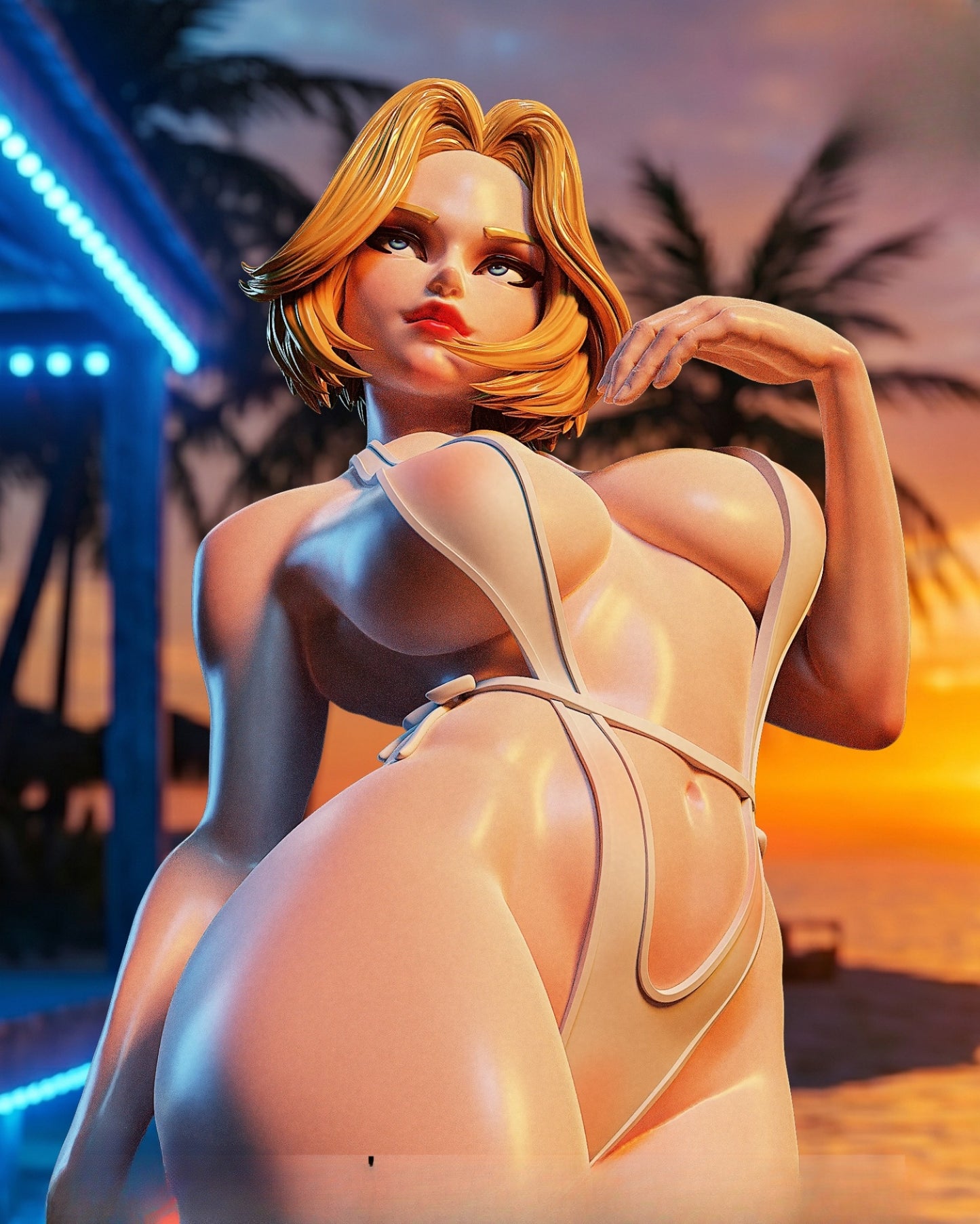 1638 Powergirl_DC Comics NSFW - STL 3D Print Files