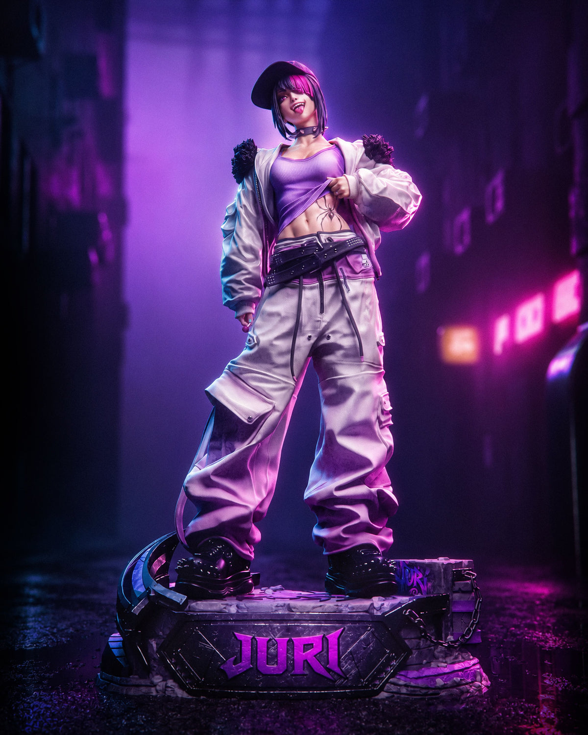 2108 Juri Han_Street Fighter - STL 3D Print Files