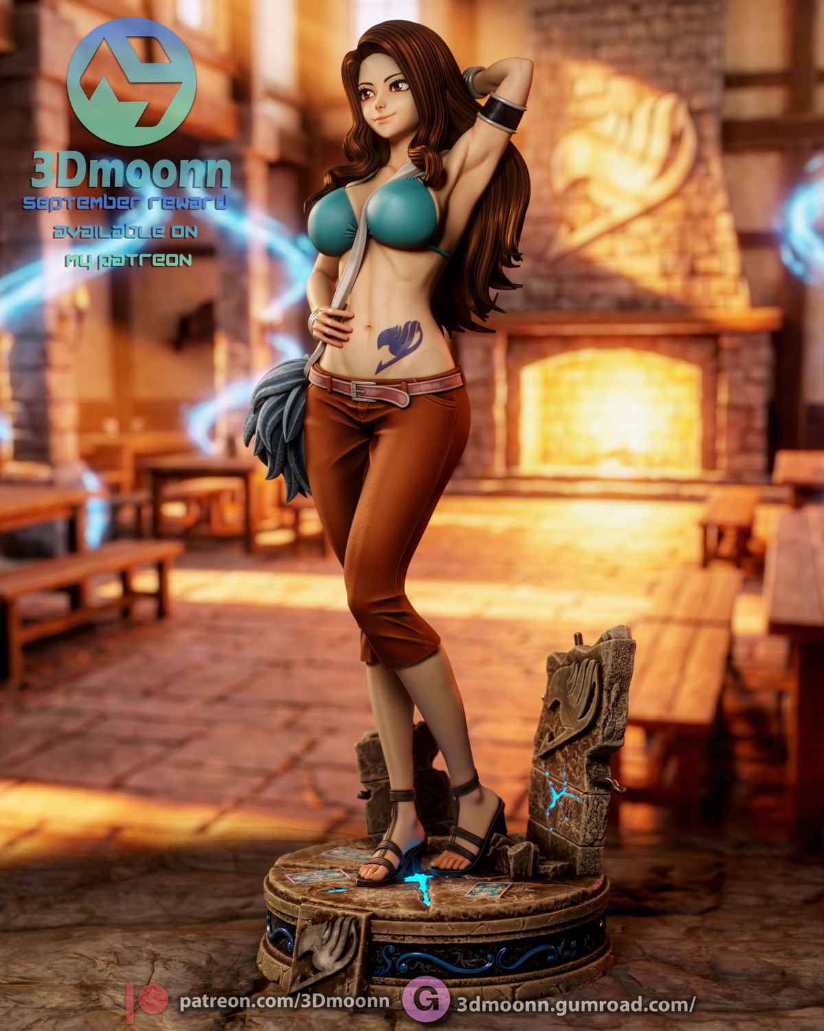 2122 Cana Alberona_Fairy Tail NSFW - STL 3D Print Files