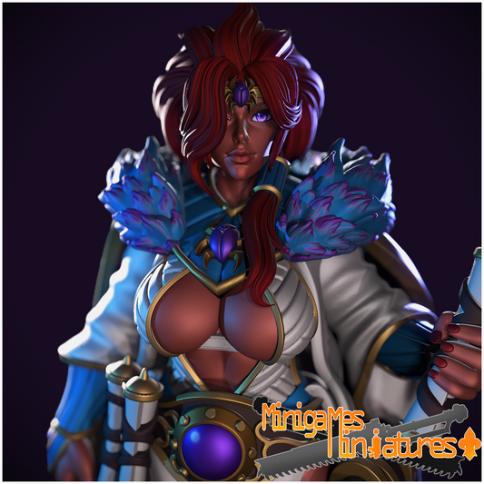 1877 Crimson Sorcerer Magnara_Chaos_Miniatures - STL 3D Print Files