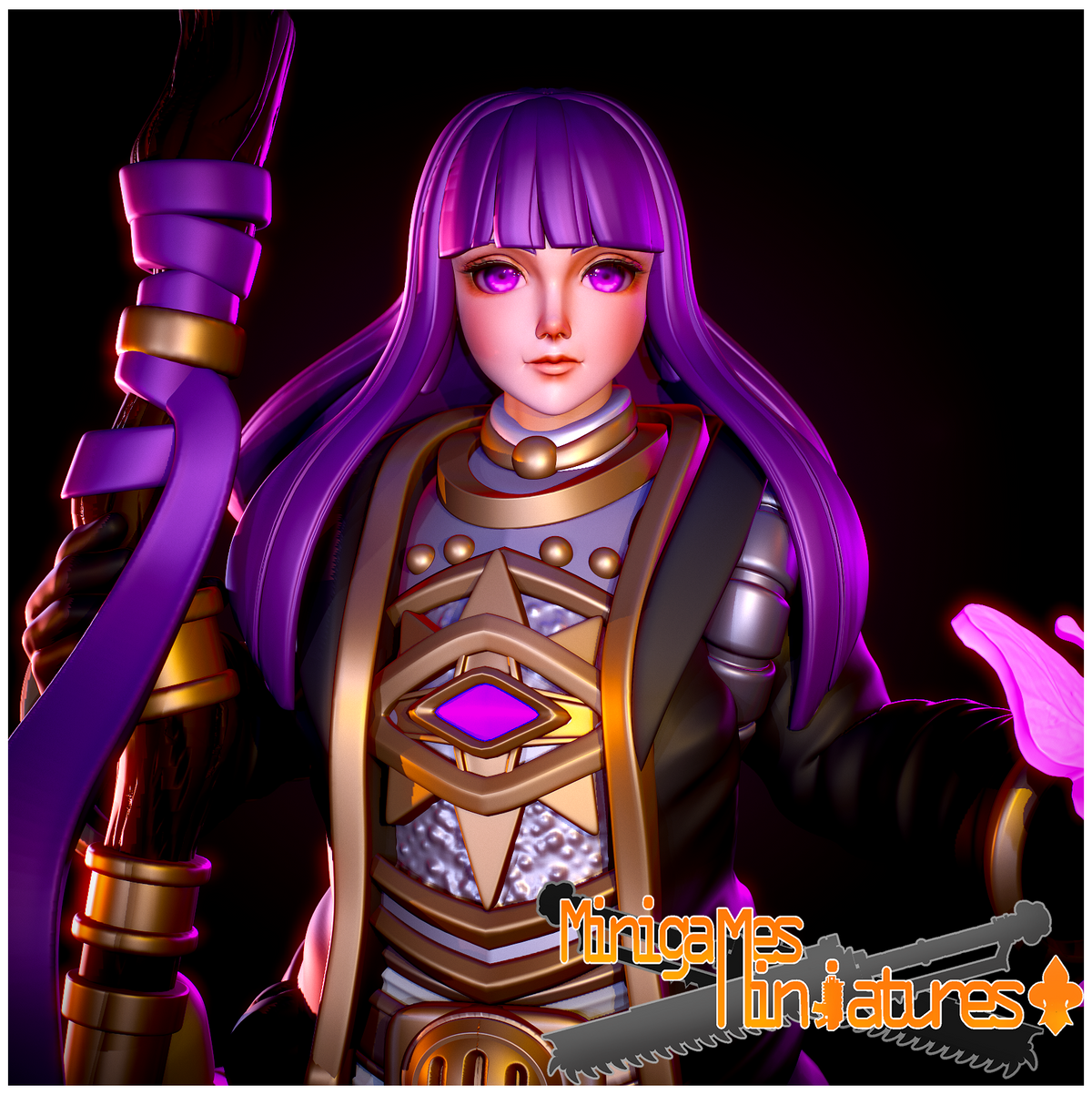 1883 Voidwitch Fern_Miniatures - STL 3D Print Files