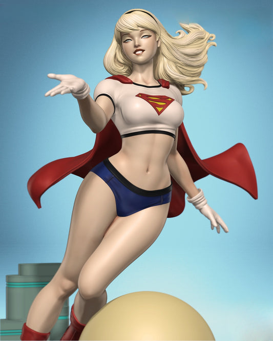 1134 Supergirl - STL 3D Print Files