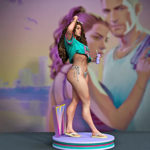 1315 GTA VI_CoverGirl - STL 3D Print Files