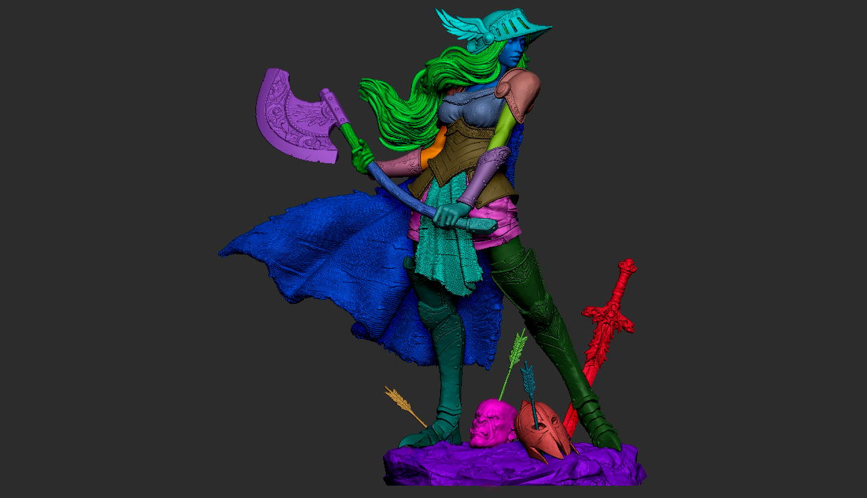 0135 Valkyrie (1471) - STL 3D Print Files