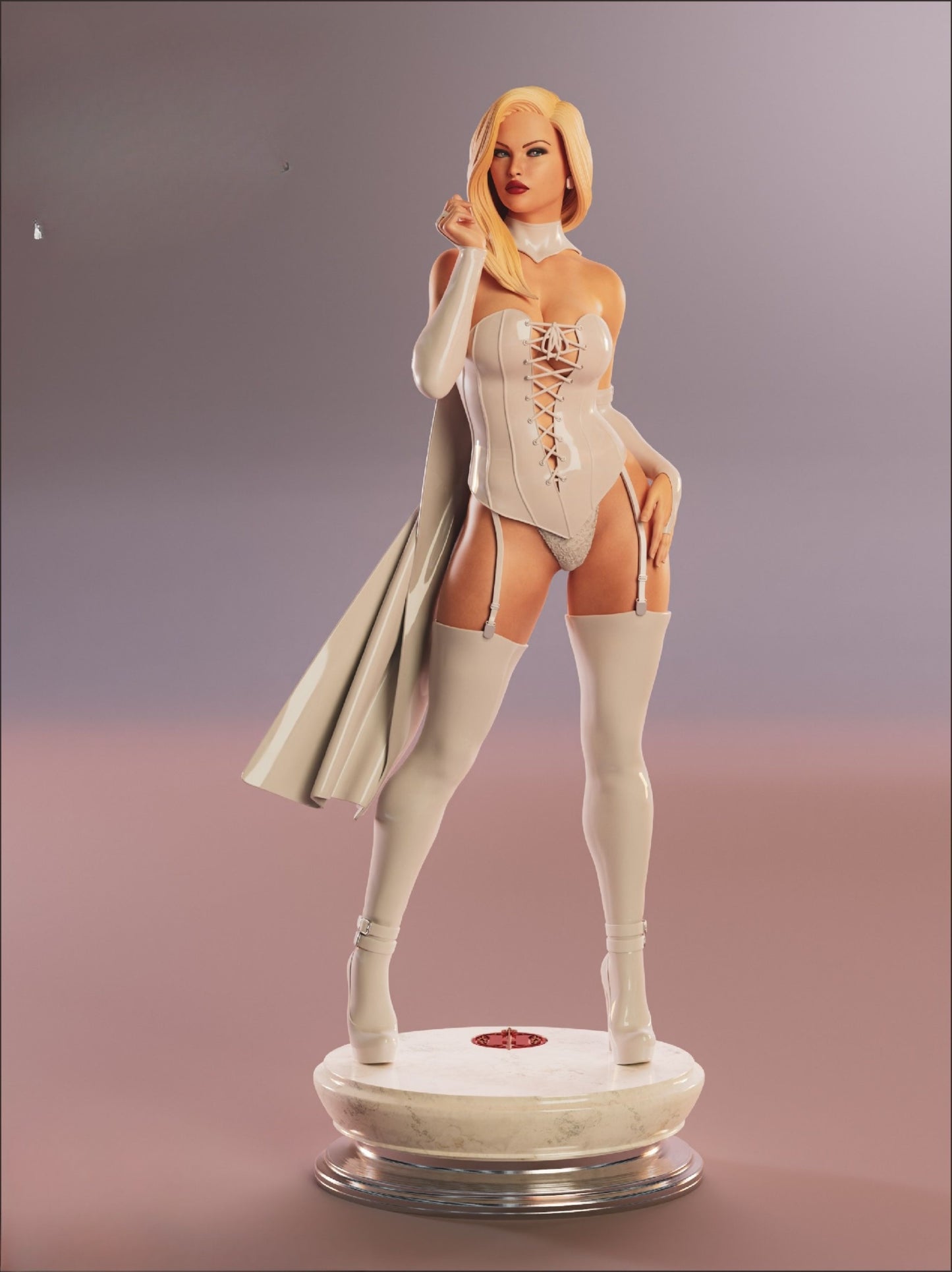 0260 Emma Frost_White_Queen - STL 3D Print Files